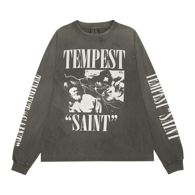 

Футболка SAINT Mxxxxxx Tempest Long-Sleeve Tee Black, черный