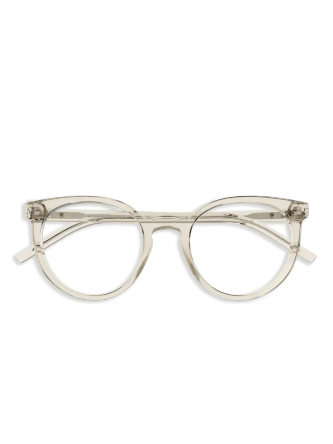 

Круглые очки Saint Laurent Eyewear, серый