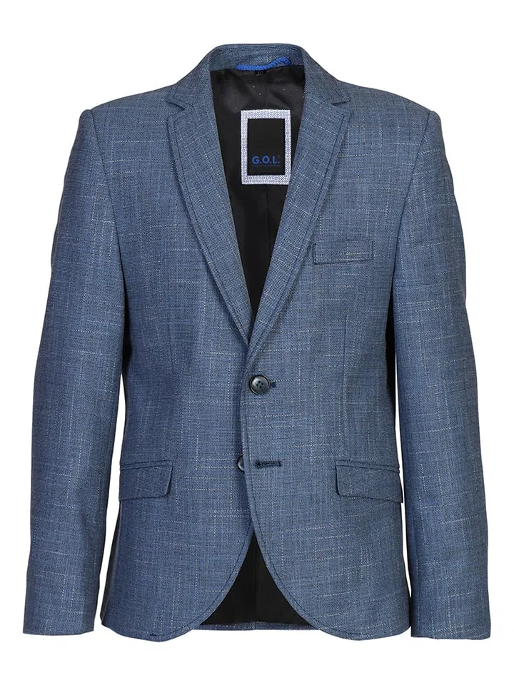 Сакко Slim fit в клетку G.O.L. FINEST COLLECTION, синий