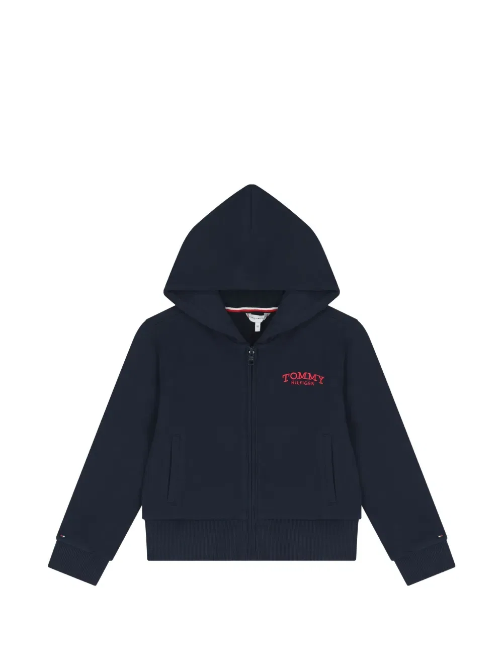 Худи с вышитым логотипом Tommy Hilfiger Junior, синий — фото 3