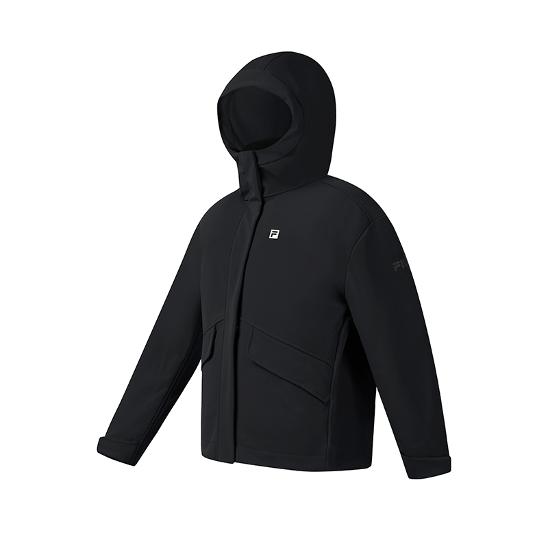 

Fila Женская спортивная пуховая куртка, цвет черный