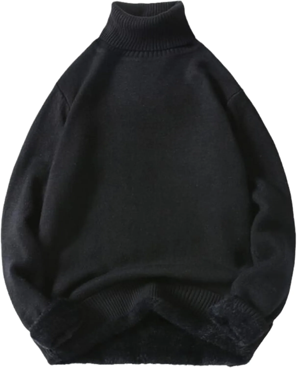 

Толстый теплый свитер-водолазка из кашемира для мужчин, зимний, с вельветом, Slim Fit HOURVNEI