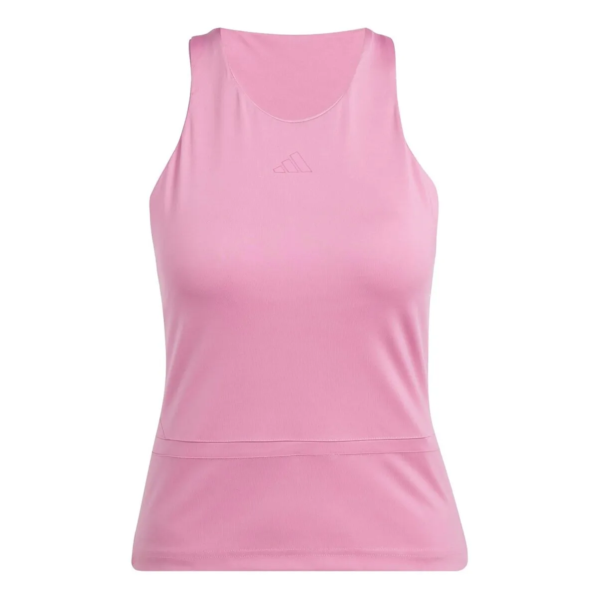 Женская теннисная майка Adidas Y-TANK MIDI, розовый — фото 4