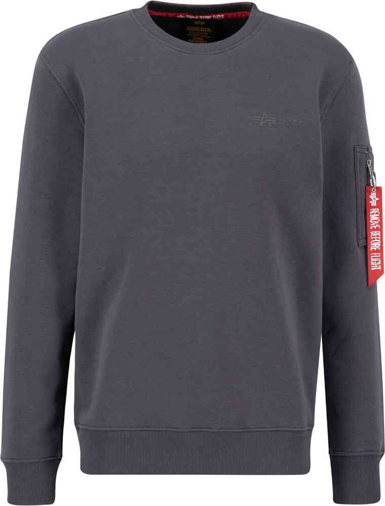 

Толстовка ВВС Alpha Industries, темно-серый
