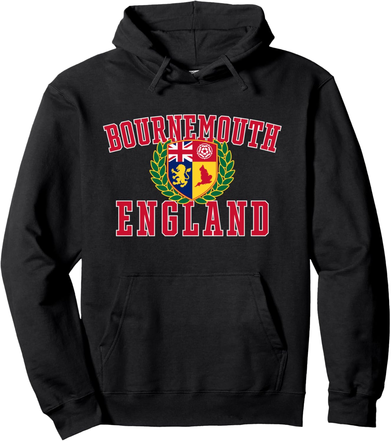 

Толстовка с эмблемой сборной Англии «Борнмут» Utopia Sport Bournemouth England Shop, черный