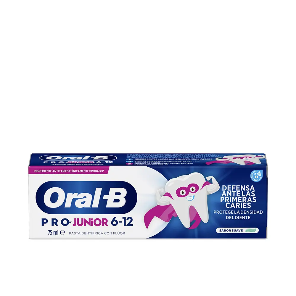 

Зубная паста Pro junior 6-12 años pasta dentífrica Oral-B, 75 мл.