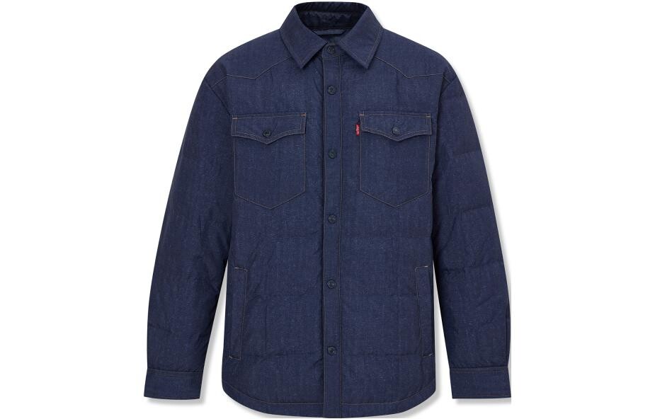 

Пуховик мужской темно-синий Levi’S, темно-синий