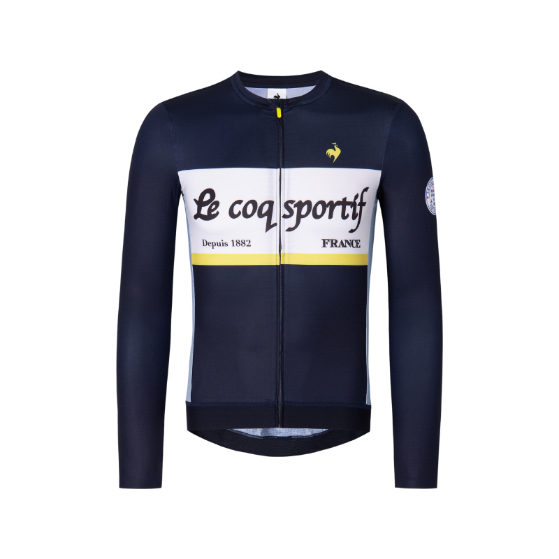 Le Coq Sportif Мужская велоодежда темно-синего цвета