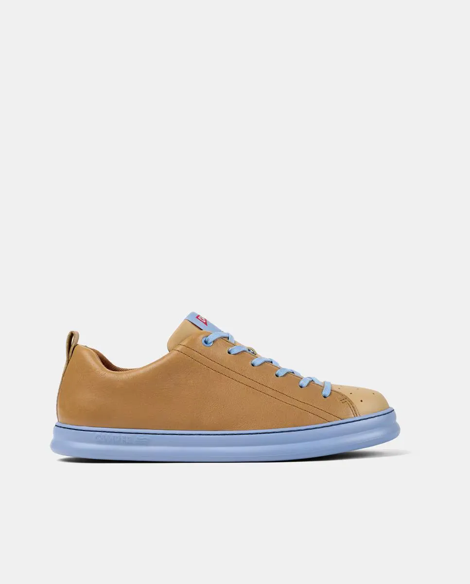 

Мужские кожаные кроссовки Smooth Runner Four на шнуровке Camper, синий