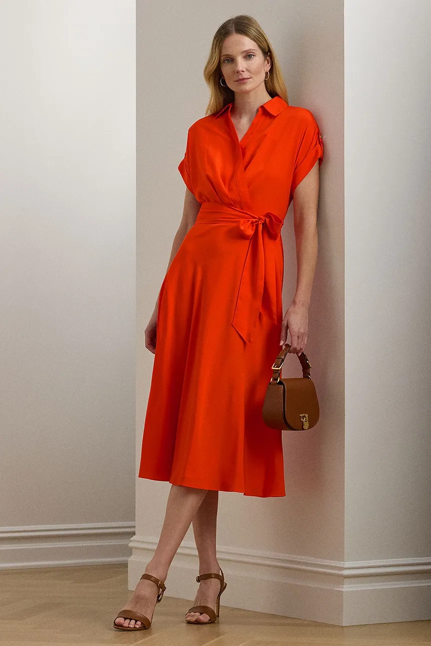 

Платье Lauren Ralph Lauren, оранжевый