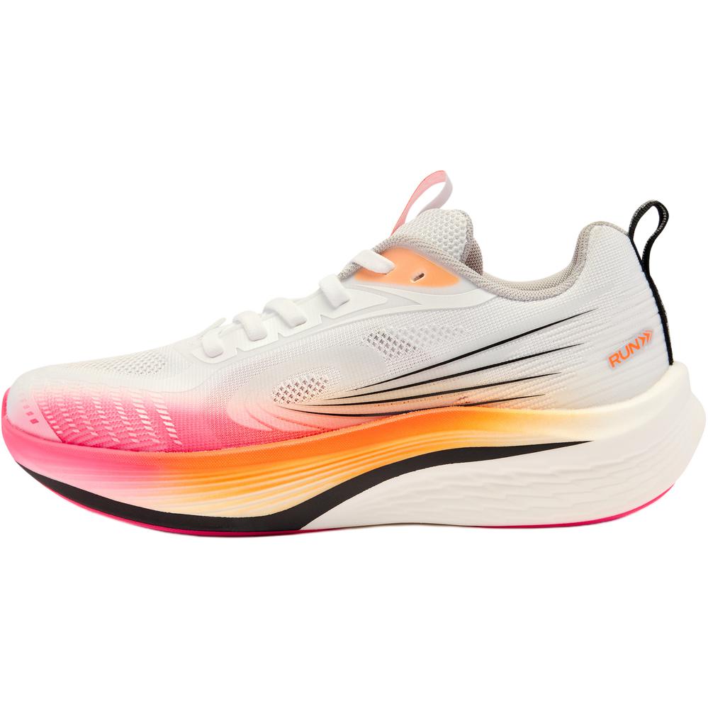 

QIAODAN Антискользящие износостойкие низкие детские беговые кроссовки White Pink