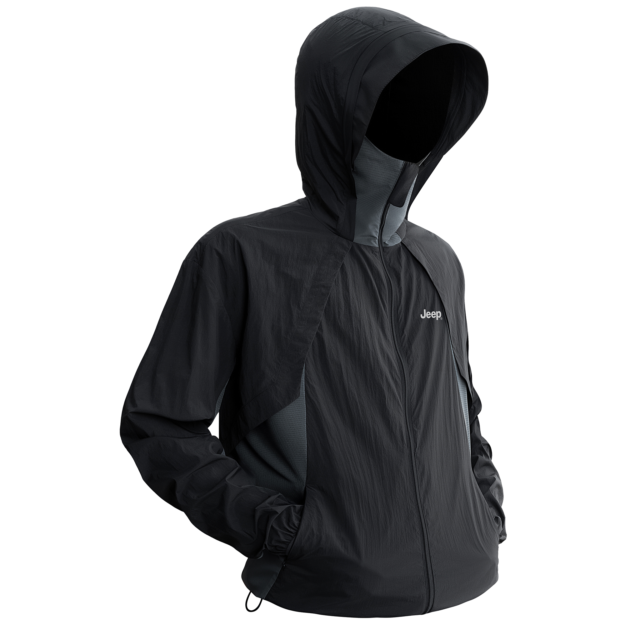 

Дышащая одежда с защитой от ультрафиолета Unisex Jeep, черный