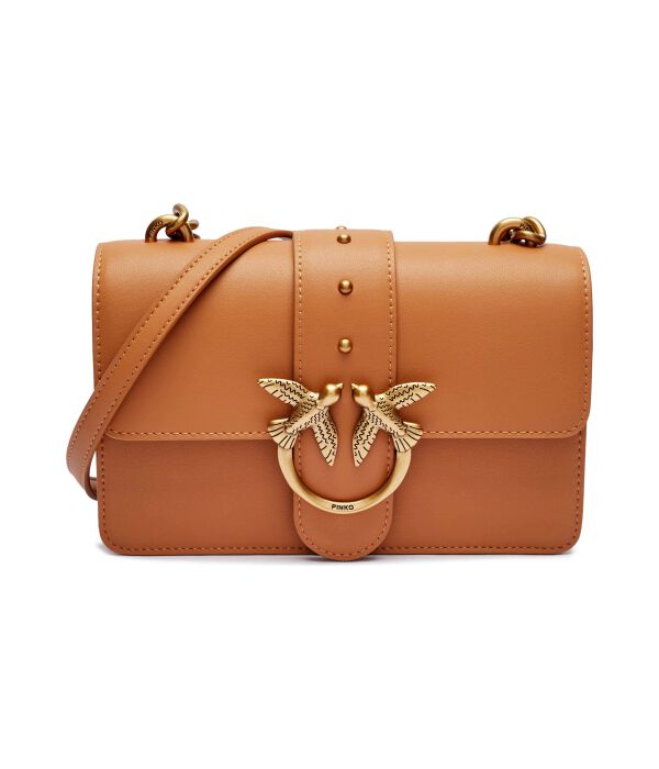 

Кожаная сумочка love one mini Pinko, коричневый