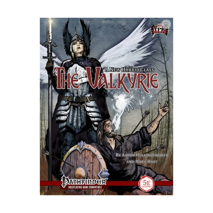 

Valkyrie, Sourcebooks & Supplements (Pathfinder/5E) (Total Party Kill Games), мягкая обложка