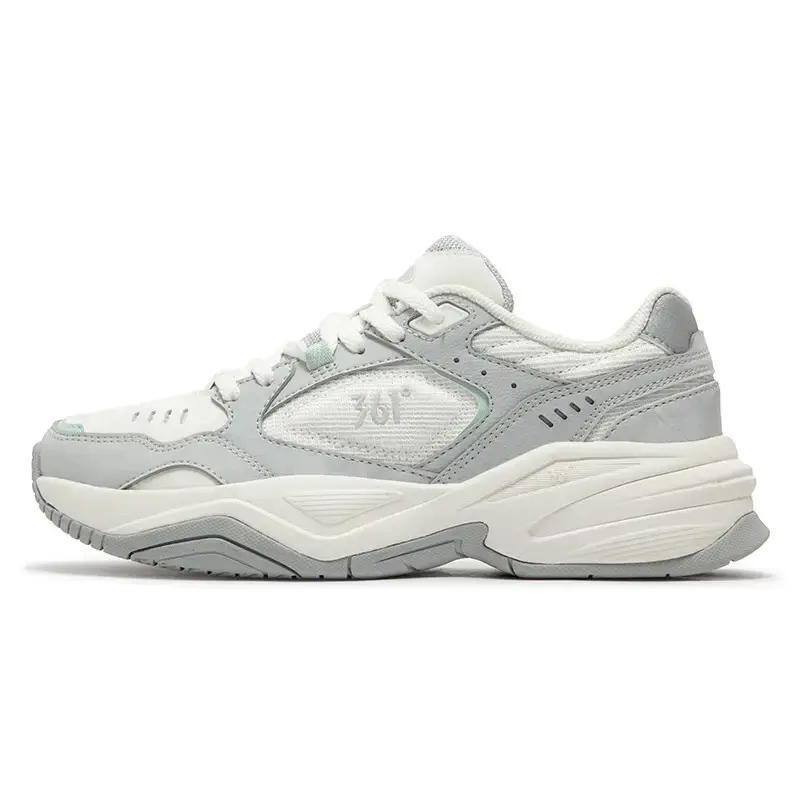 

Кроссовки женские Sailing Series Chunky с низким верхом Feather White/Photon Gray 361°