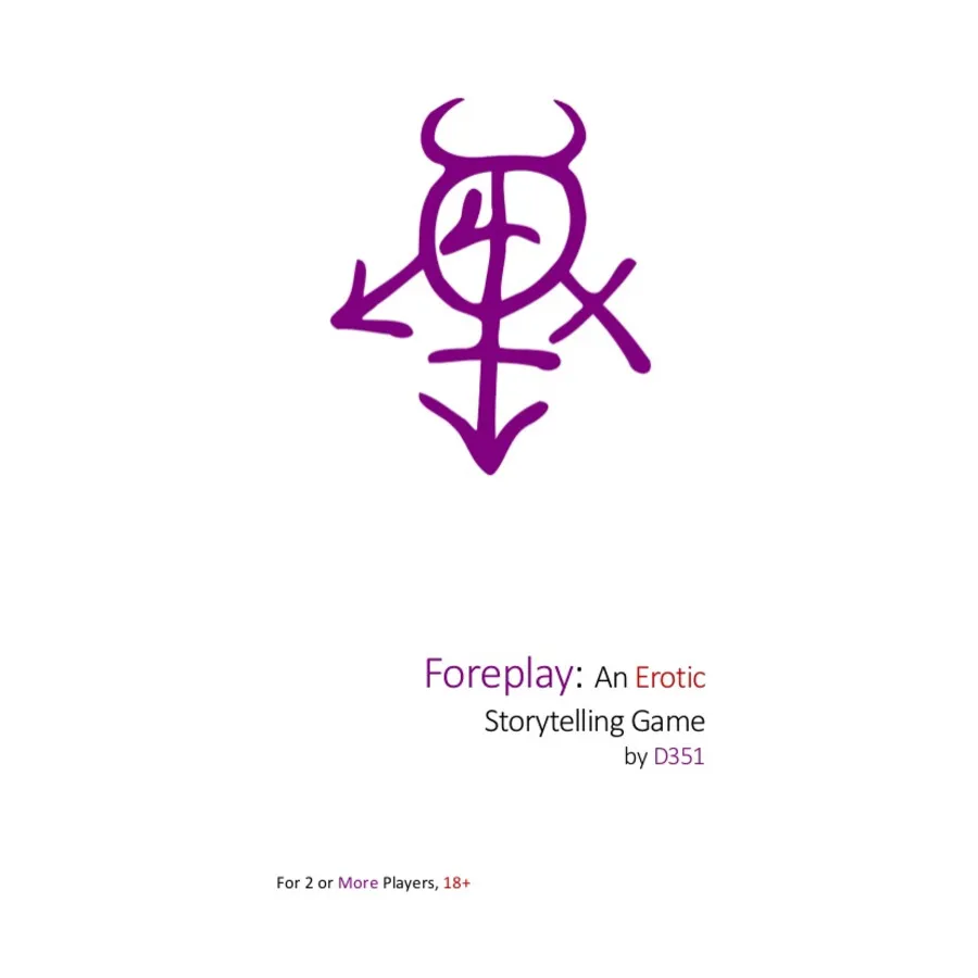 

Foreplay - An Erotic Storytelling Game, Roleplaying Games (D351), мягкая обложка