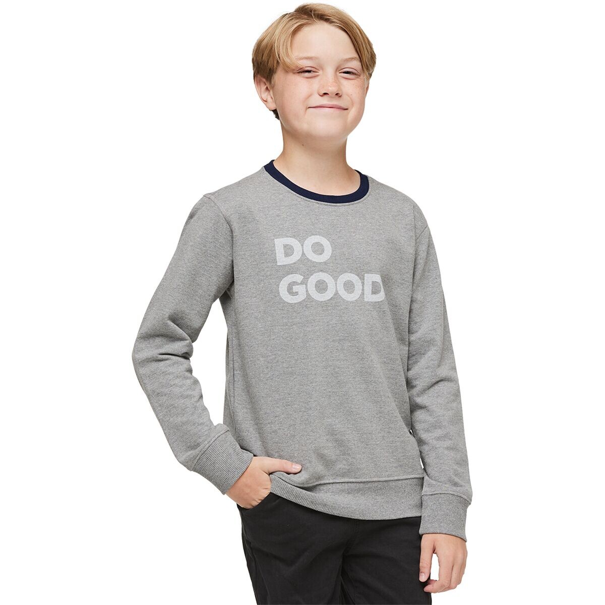 

Толстовка do good organic crew — детская Cotopaxi, серый