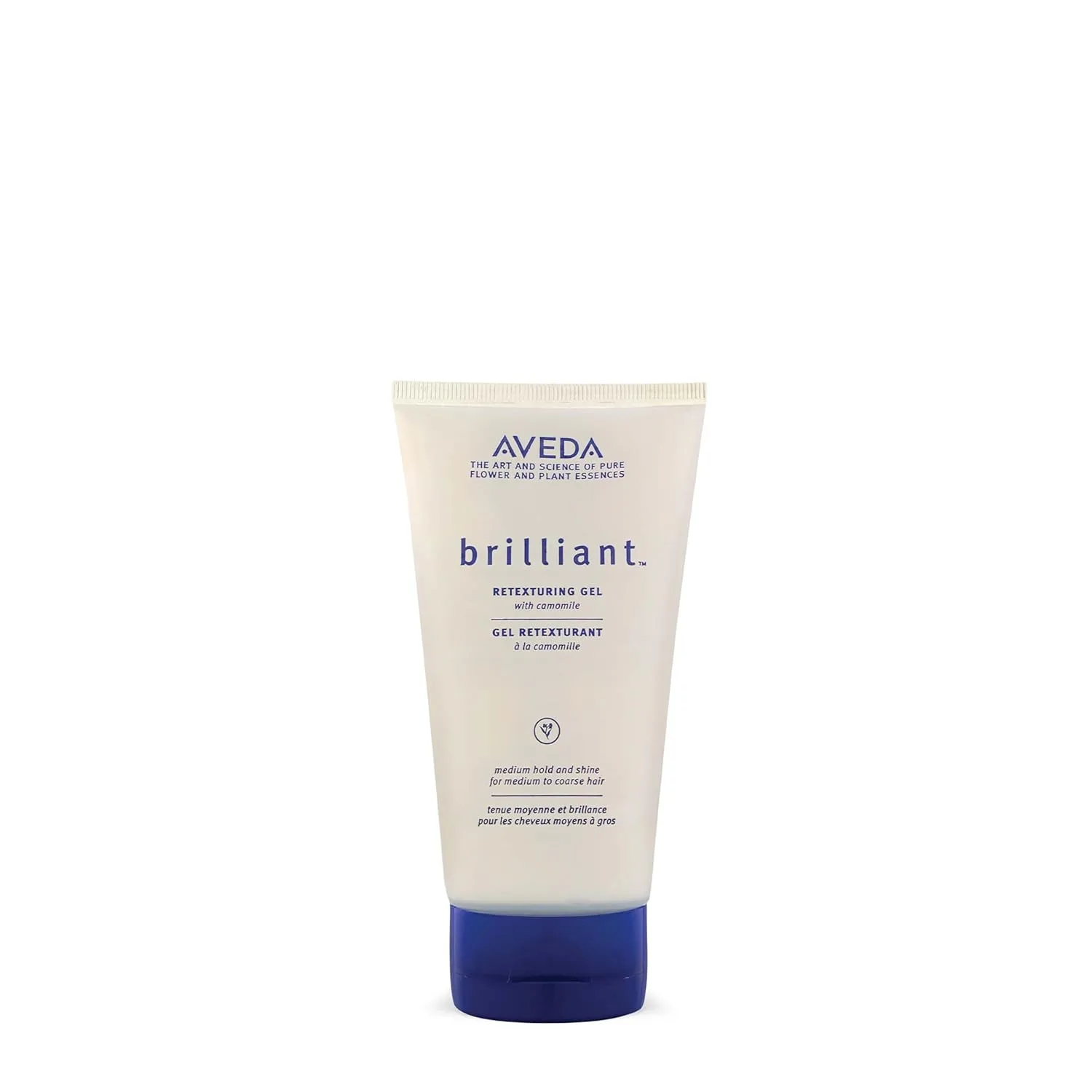 Гель для восстановления текстуры волос Aveda Brilliant | Гель для волос средней фиксации | Придает блеск | Для текстурированных, кудрявых и вьющихся волос | Аромат жасмина, розы и гвоздики | 140 мл