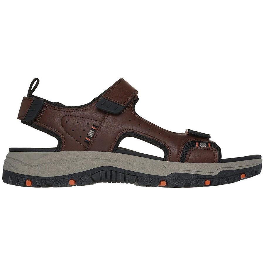 Сандалии Skechers Prewitt - Rigdon, коричневые, мужские — фото 3