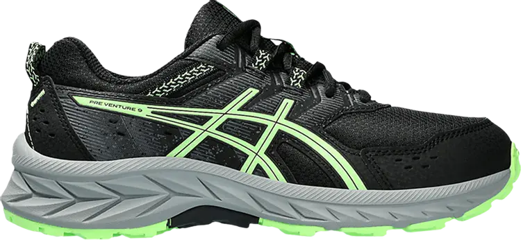 

Кроссовки Gel Venture 9 GS 'Black Illuminate Green', черный