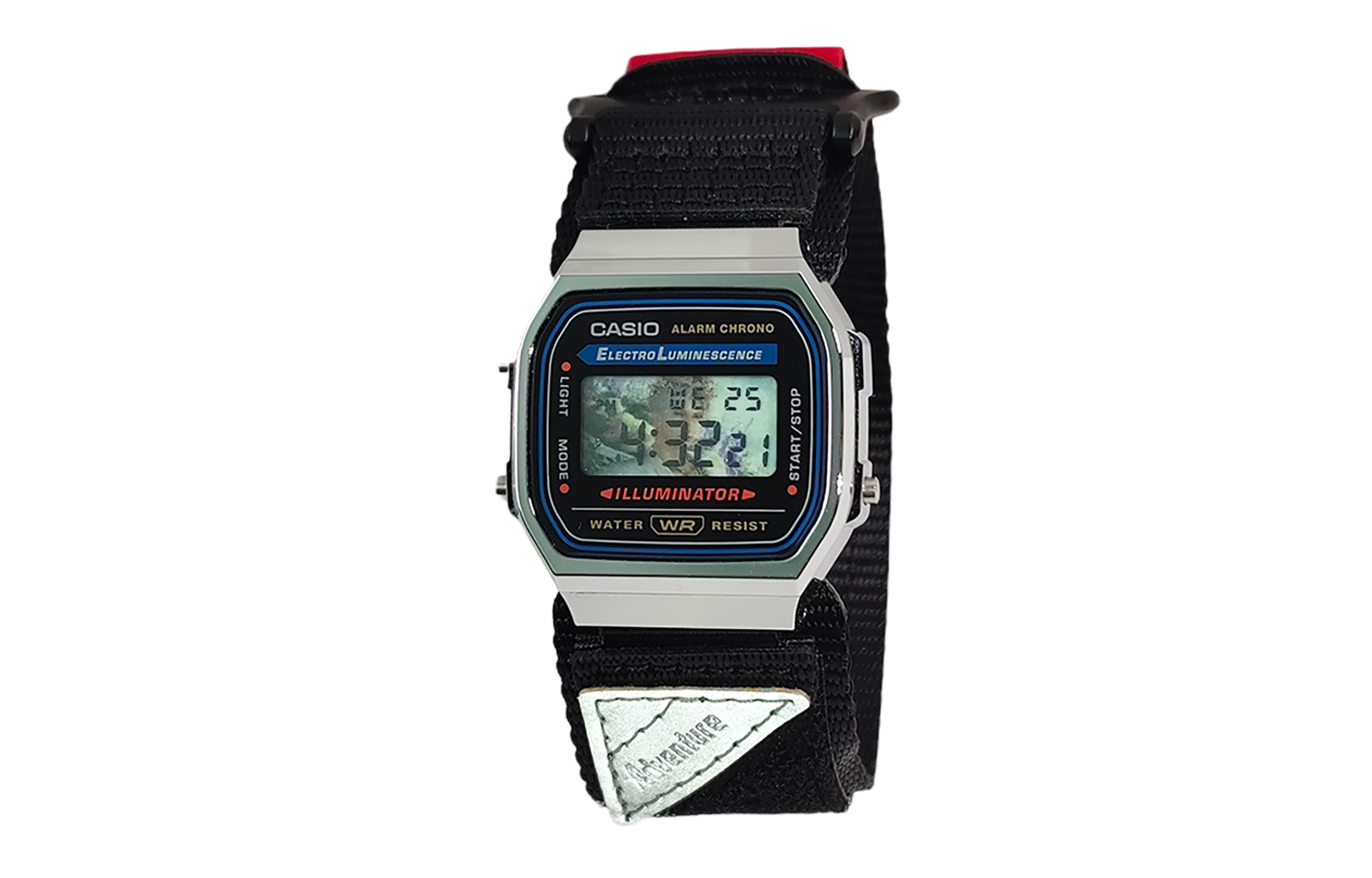

CASIO Часы Retrofit Series Quartz Movement Nylon Strap Watch Unisex Black Dial