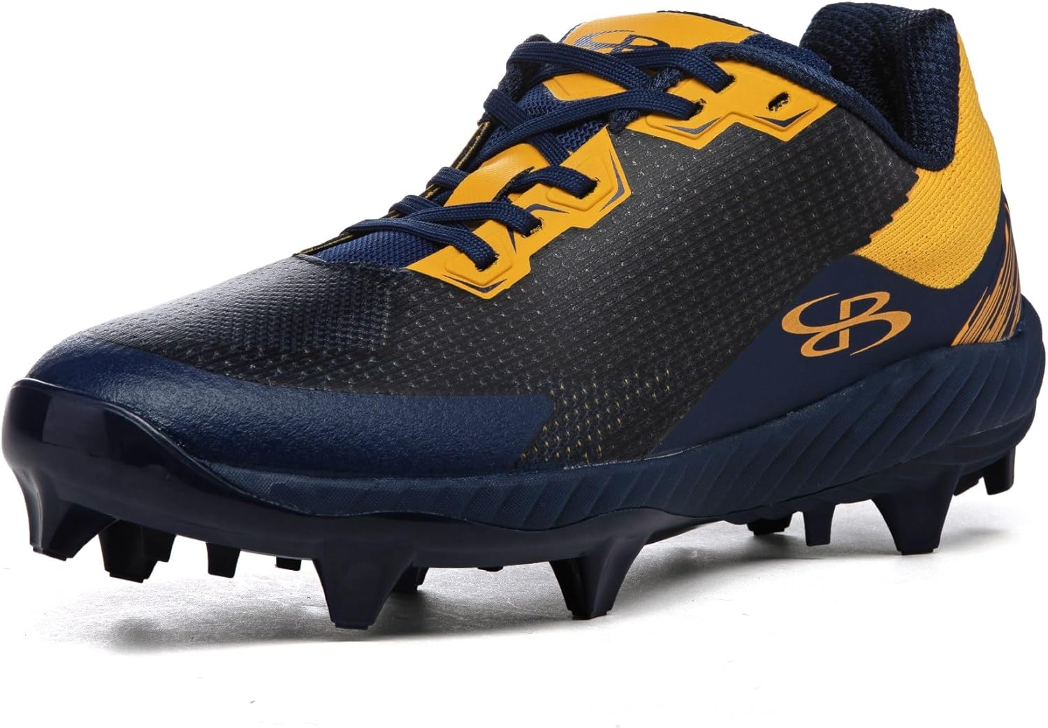 

Футбольные бутсы Boombah Men's Impulse PureKnit Molded - различные цвета - разные размеры, синий/золотой/темно-синий