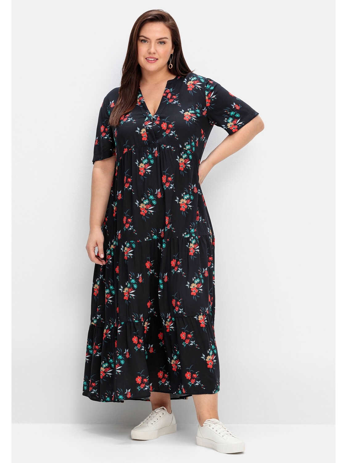 

Платье sheego Maxi, черный