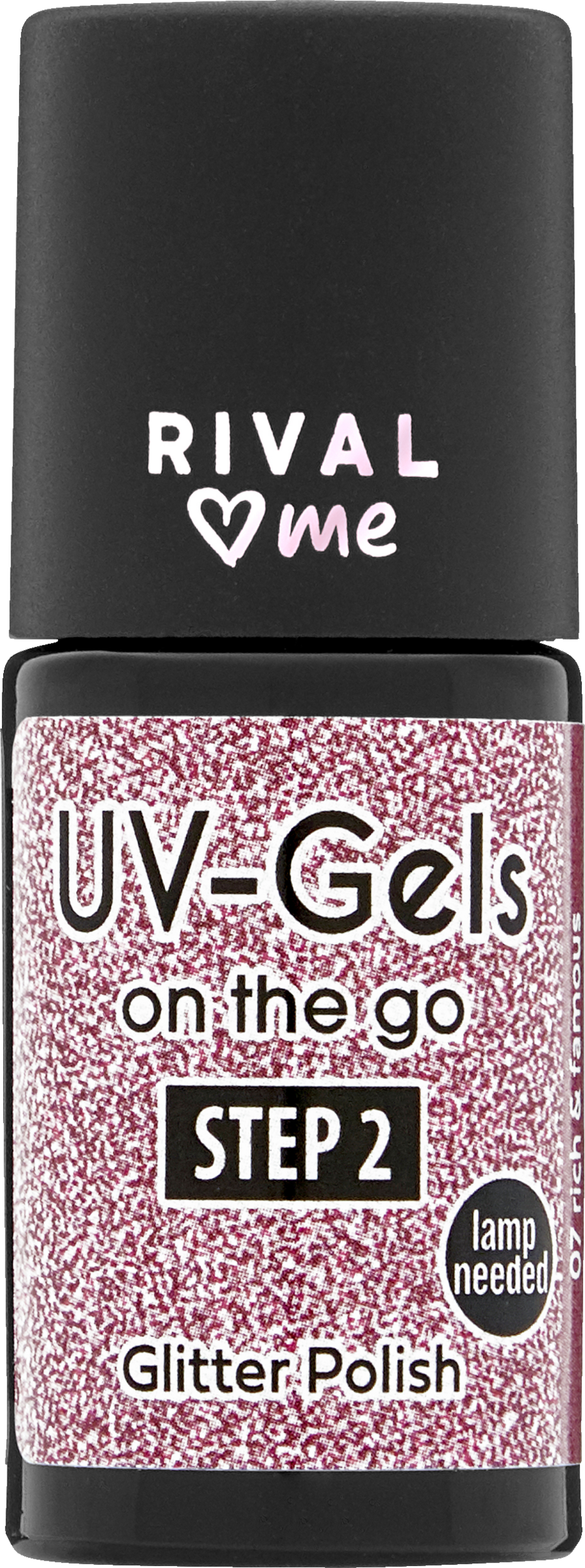 

УФ-лак для ногтей RIVAL loves me UV-Gels on the go 07 rich & famous
