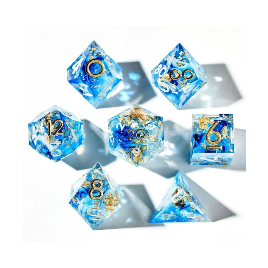 

Поликомплект - Арктическое цветение (7), Resin Polyhedral Sets (Dispel Dice)