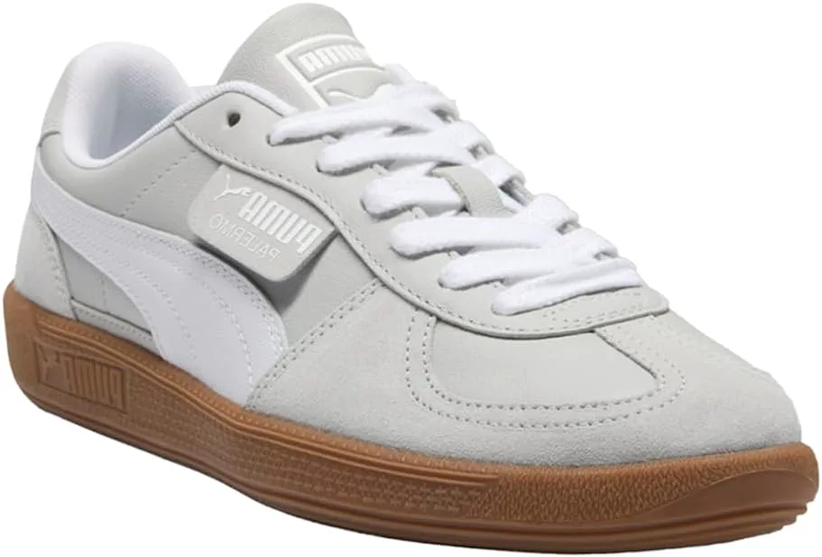 Мужские кроссовки Puma Palermo, белый/светло-серый/золотой — фото 3