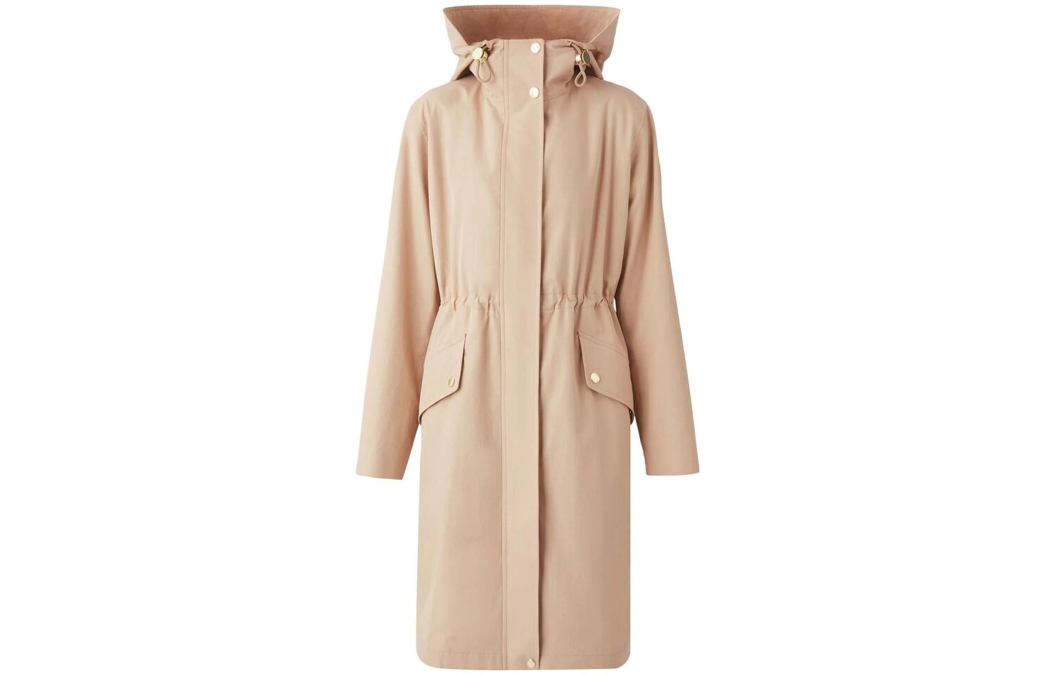 

Пальто женское Burberry с капюшоном, хаки