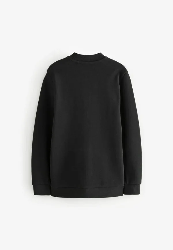 Стильная толстовка на молнии стандартного кроя Next, Black — фото 2