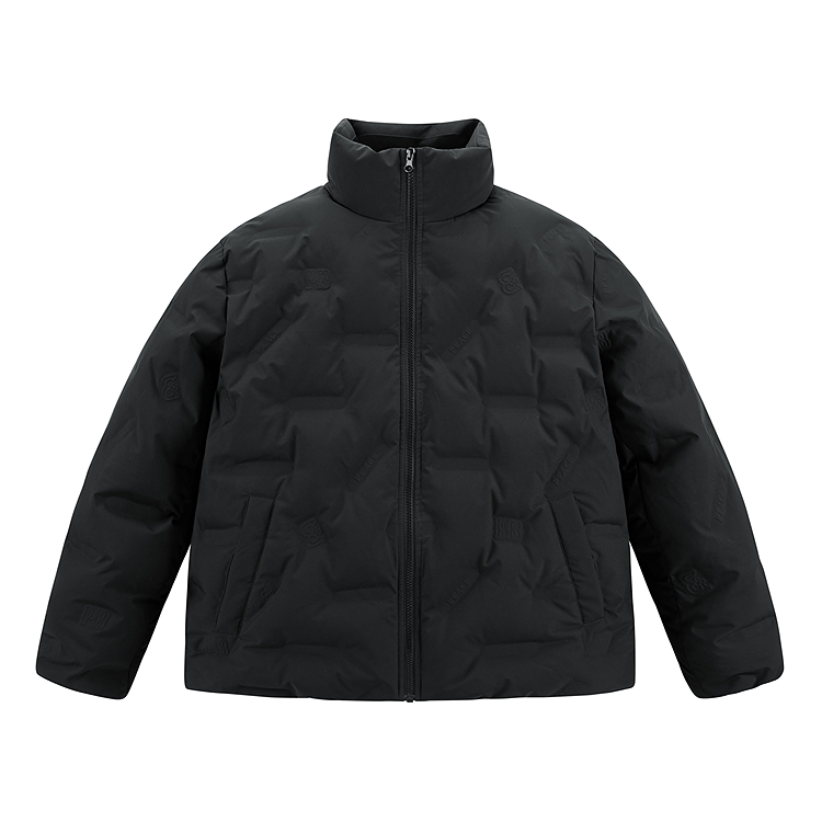 

Пуховик с воротником-стойкой мужской PEACEBIRD MEN, черный, batch 1