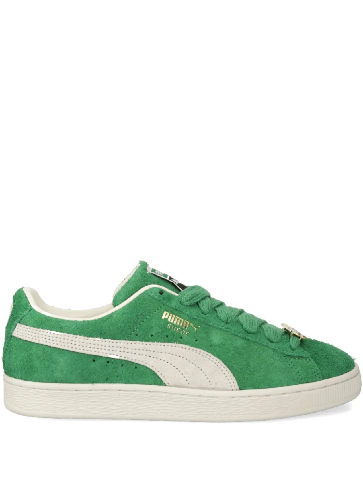 Кроссовки PUMA Suede Fat Lace, зеленый