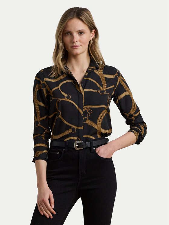 

Рубашка классического кроя 200970823001 Lauren Ralph Lauren, черный