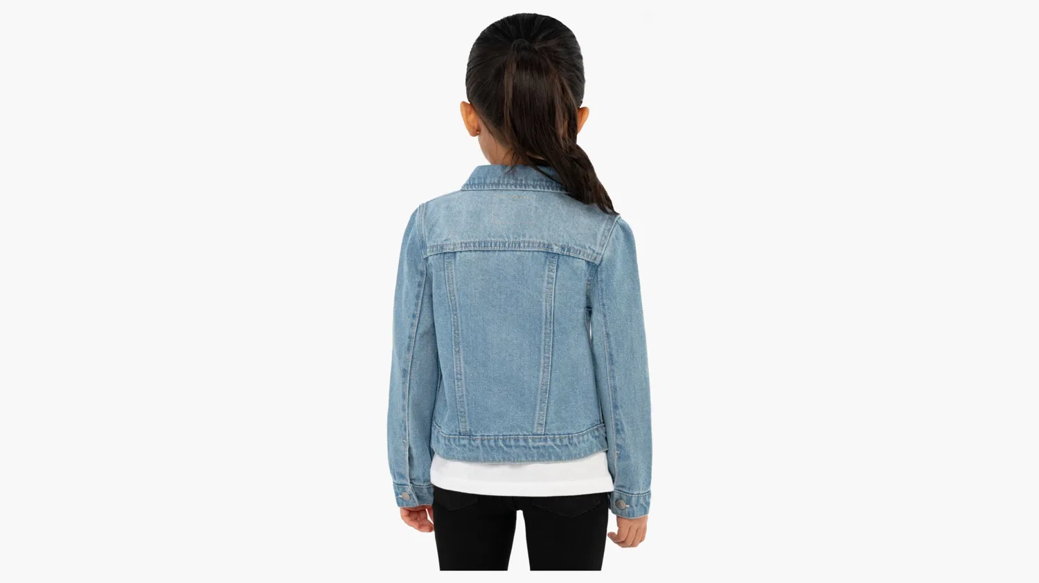 Куртка дальнобойщика для девочек 4-6 лет Levi's, Blue — фото 3
