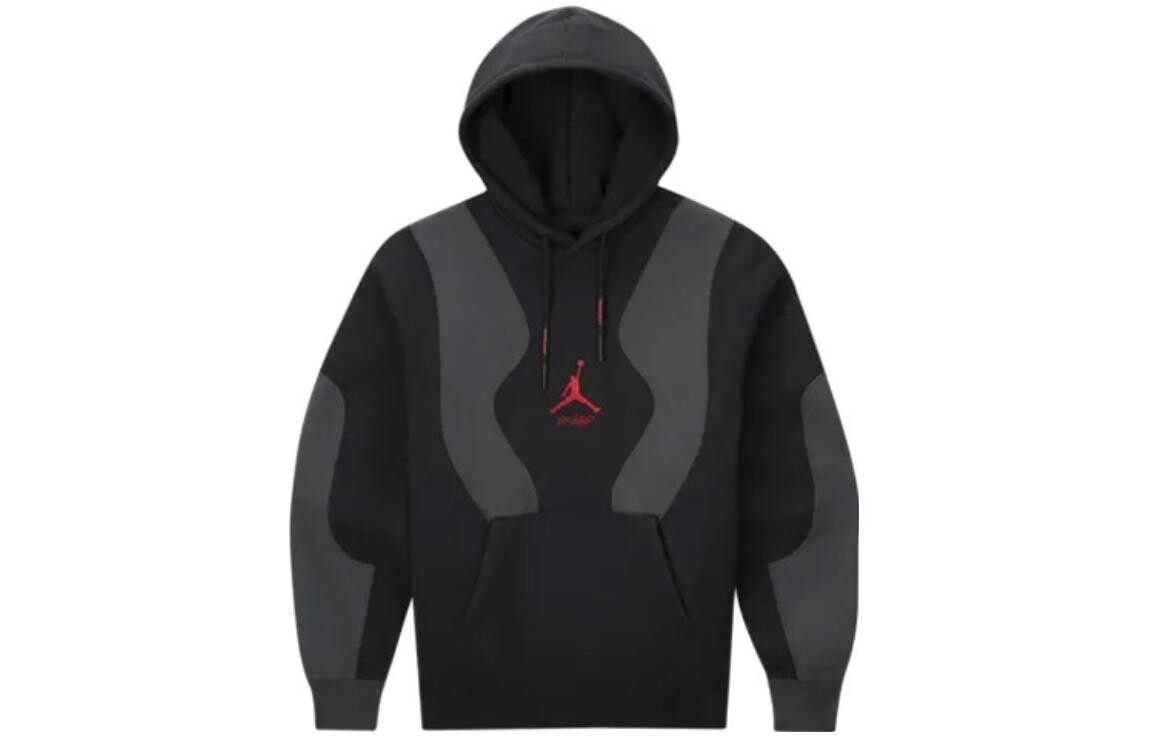 

Off-white X Толстовка мужская черная Jordan, черный