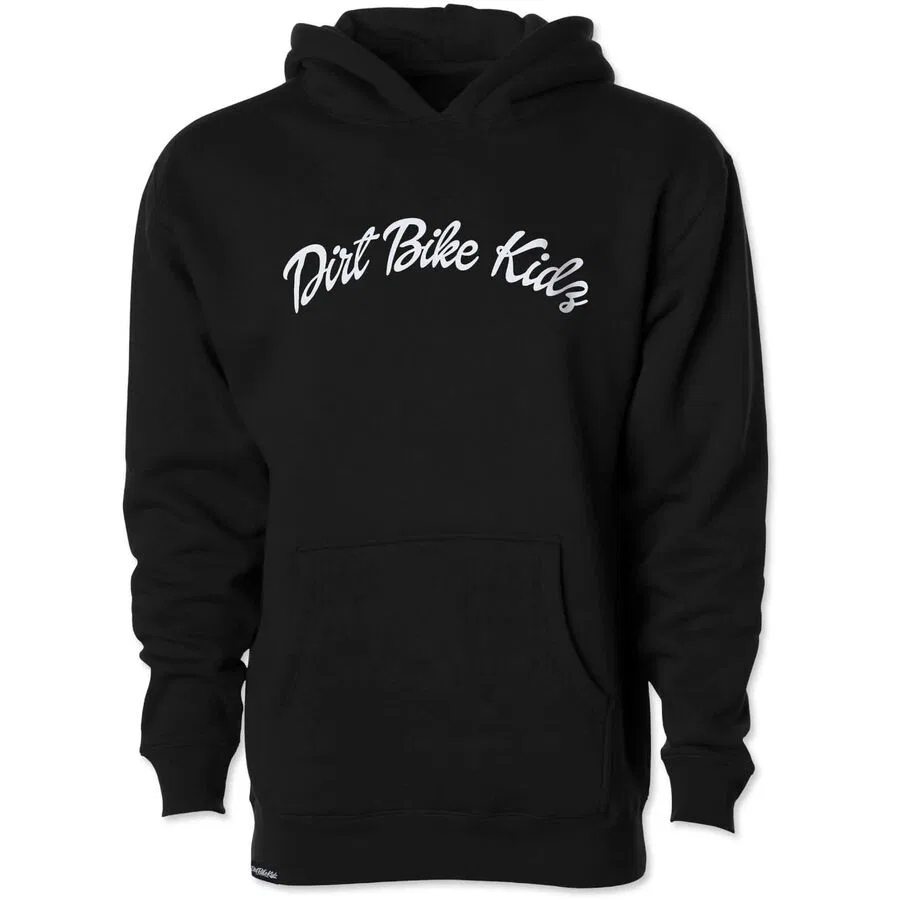 Молодежная толстовка с капюшоном «Чистая победа» Dirt Bike Kidz, Black — фото 2