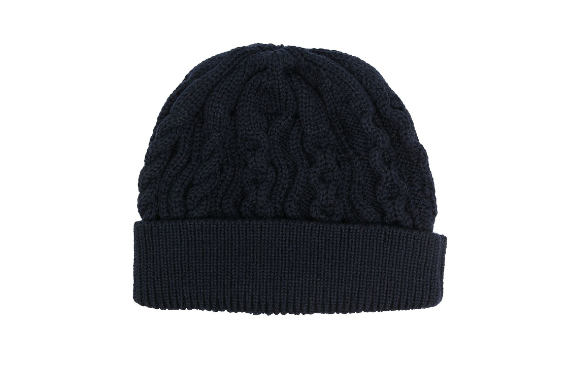 

Черная шапка THOM BROWNE