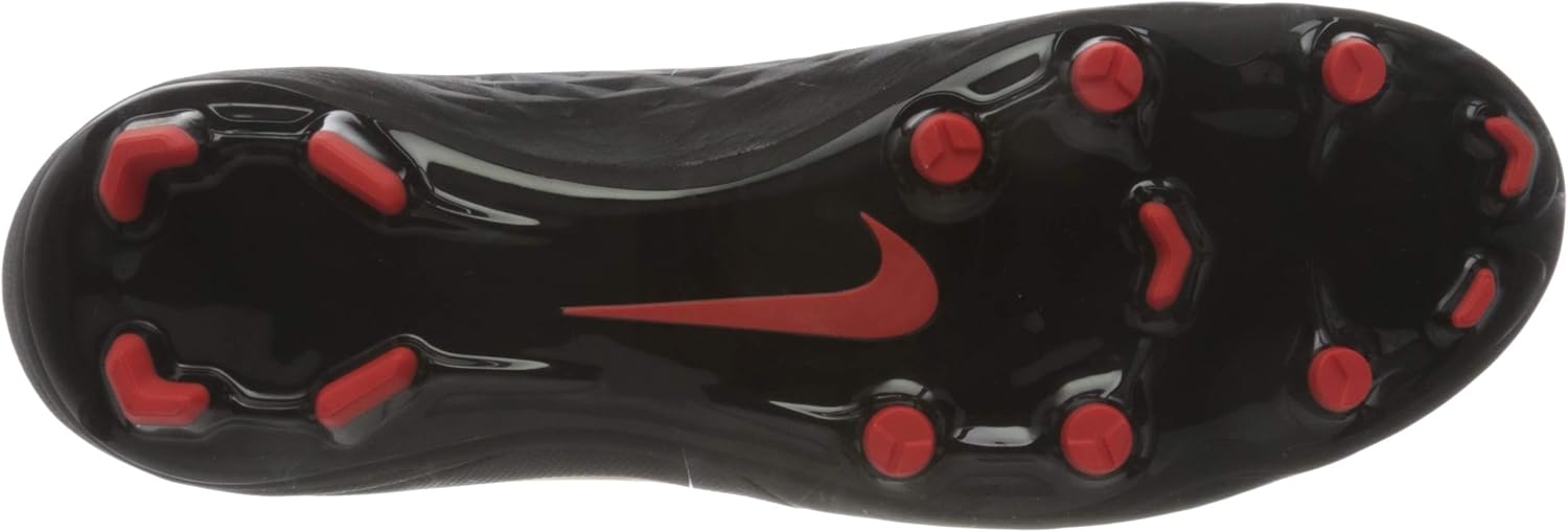 Мужские футбольные футзальные кроссовки Nike, Black Dk Smoke Grey Chile Red — фото 3