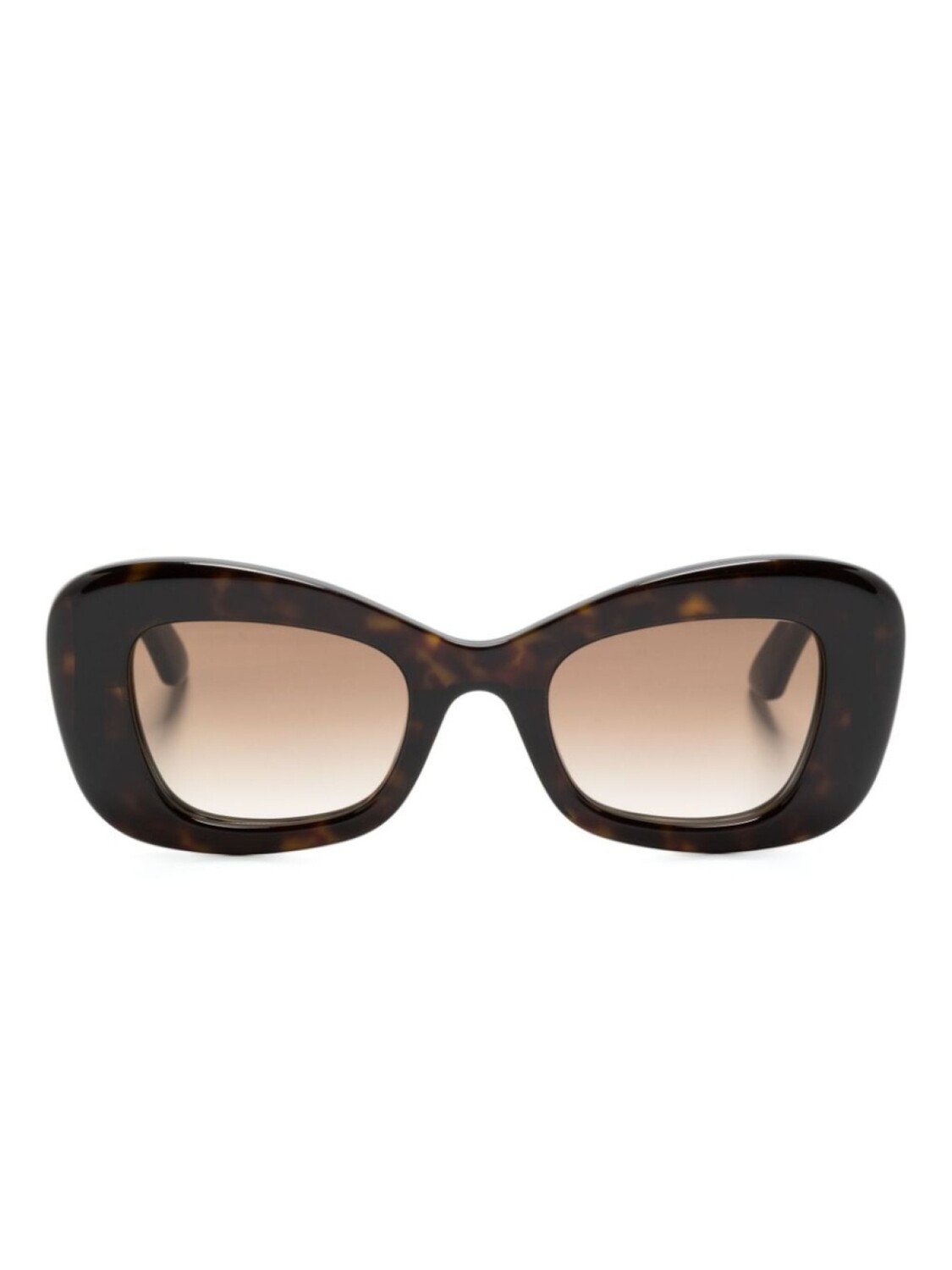 

Alexander McQueen Eyewear солнцезащитные очки в оправе 'кошачий глаз', коричневый