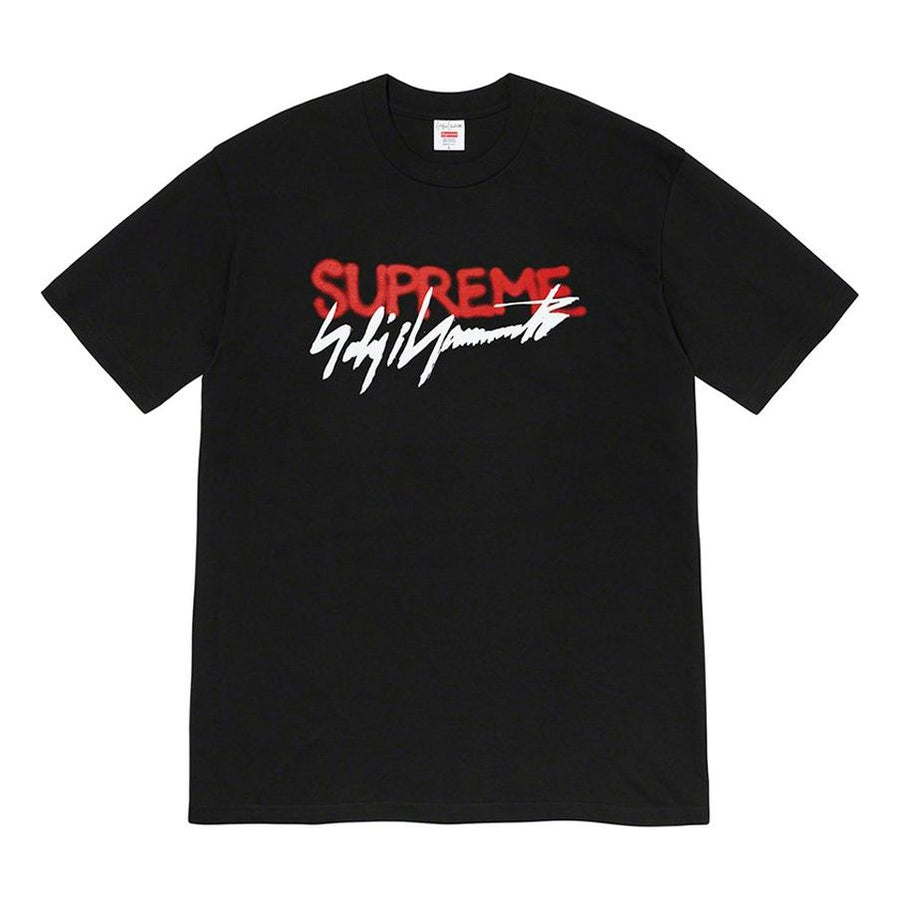 

Футболка Supreme FW20 Week 4 x Yohji Yamamoto Logo Tee 'Black White', черный