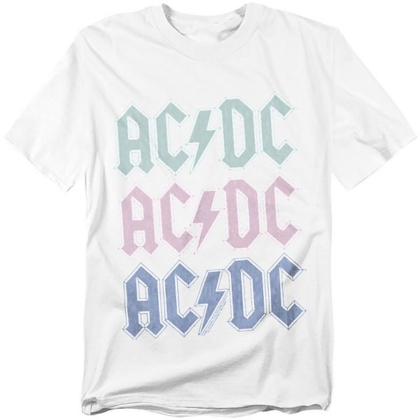 

Футболка Big & Tall AC/DC Pastel 3 Up Licensed Character