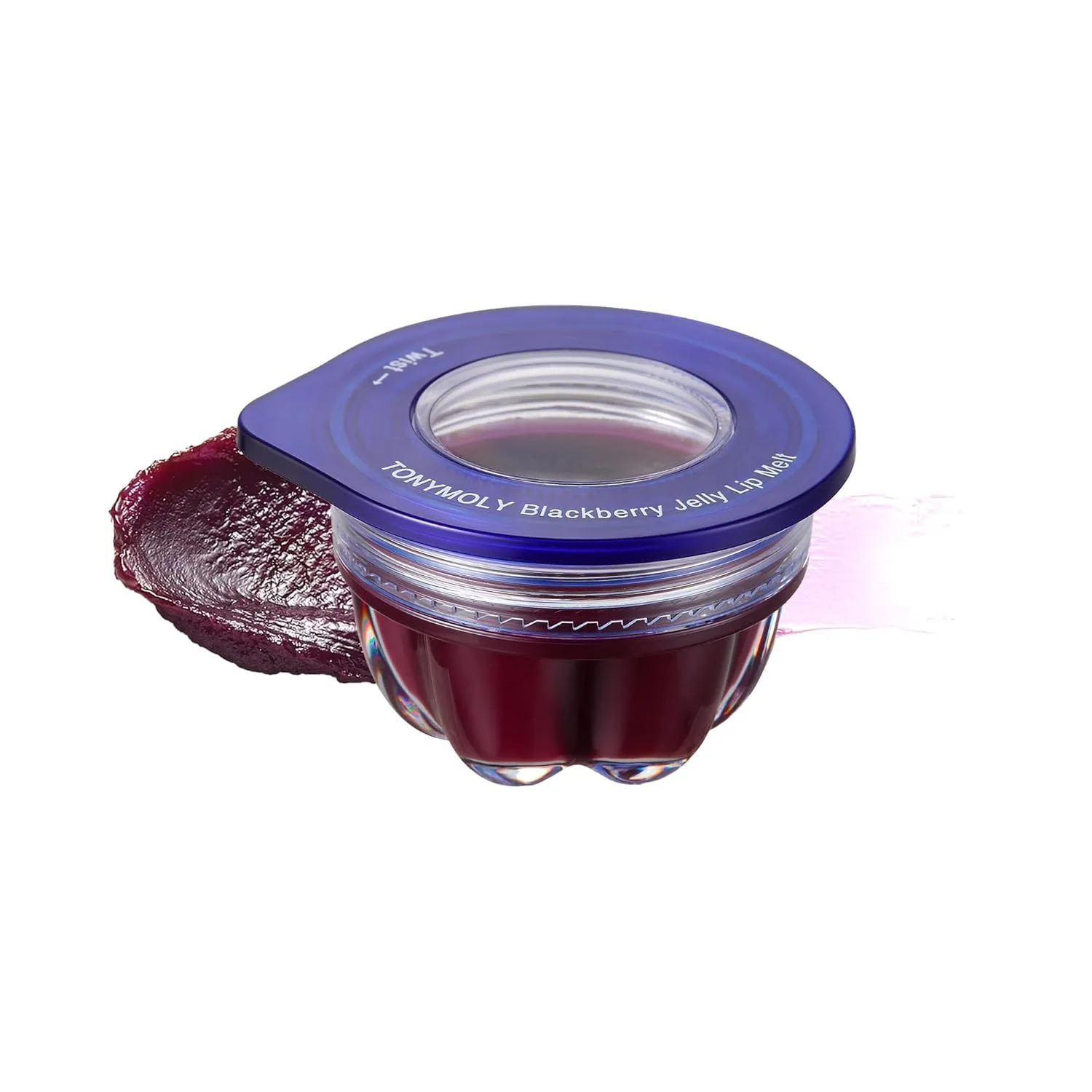 Увлажняющий и питательный бальзам для губ TONYMOLY Jelly Lip Melt, аромат ежевики, 0,31 унции., Blackberry
