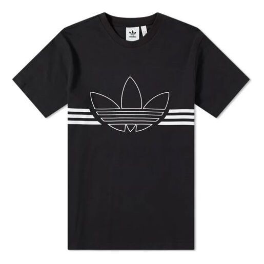 

Футболка originals outline chest logo short sleeve black Adidas, черный