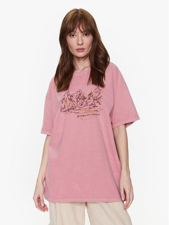 

Футболка оверсайз Bdg Urban Outfitters, розовый