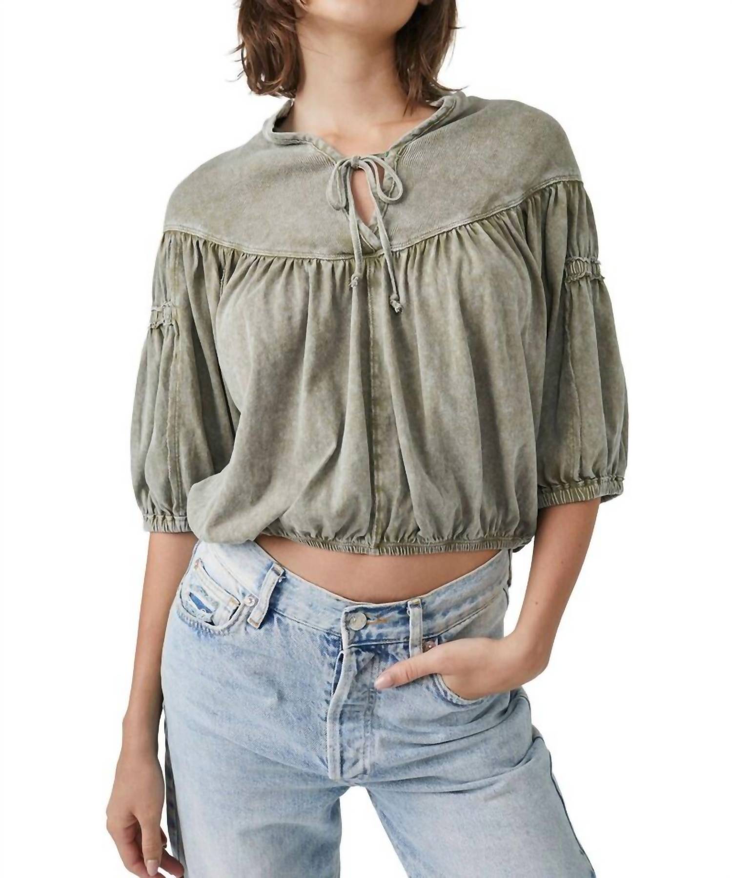

Блузка женская Free People, цвет willow