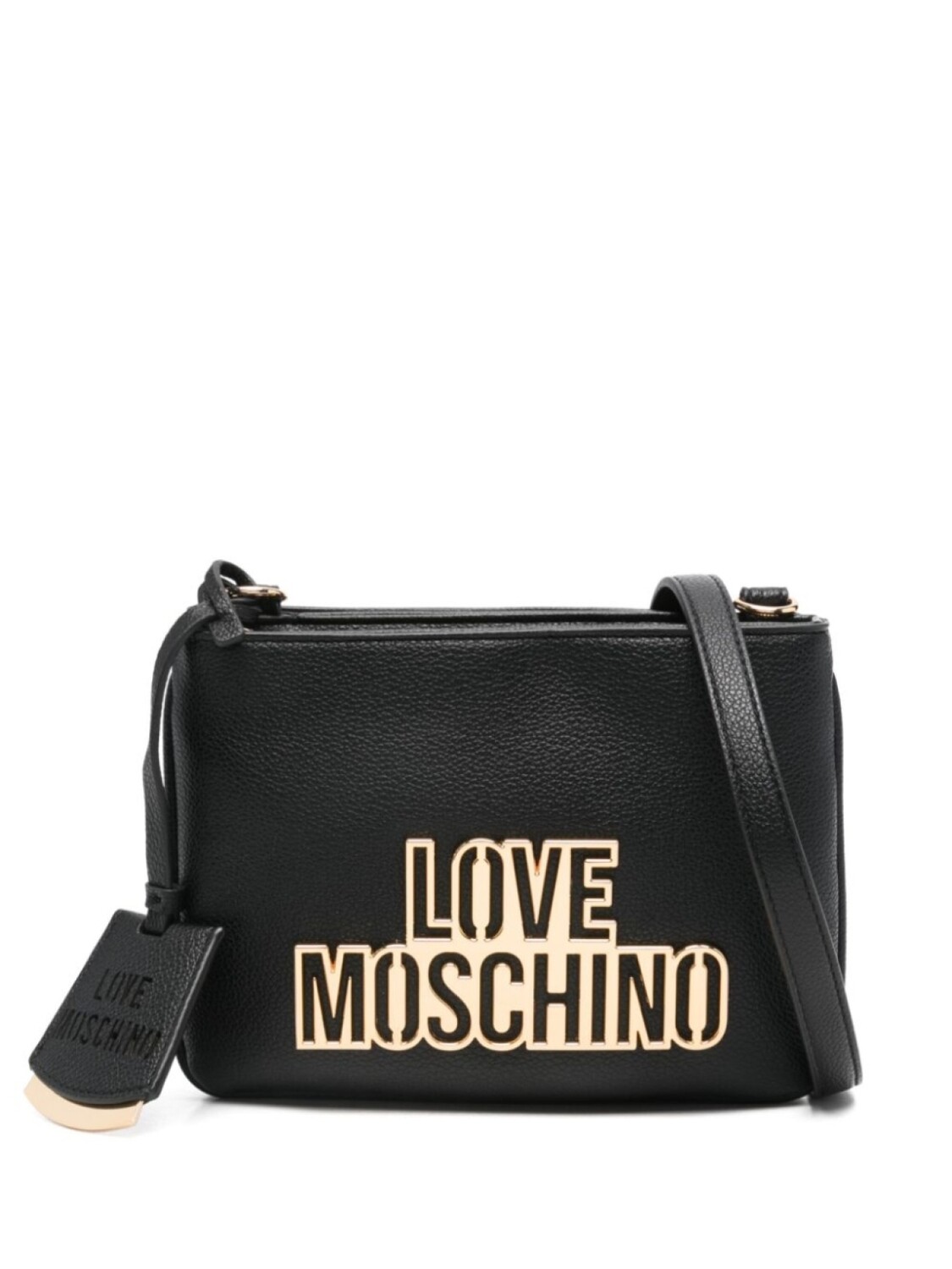 

Сумка через плечо с надписью Love Moschino, черный