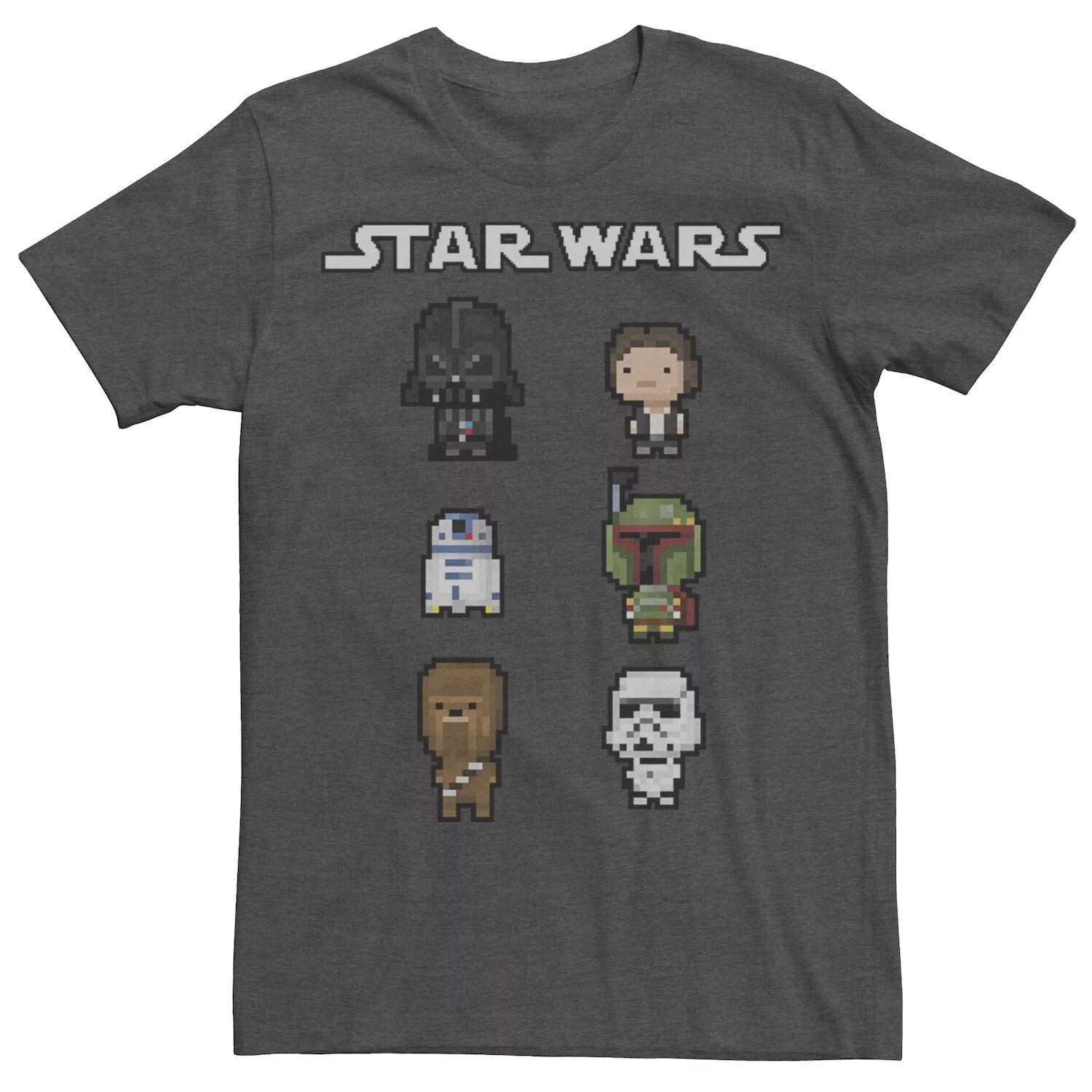 

Мужская футболка с рисунком Pixel Mix Star Wars