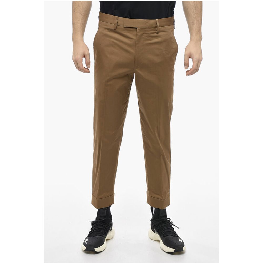 

Брюки BARRETT METAL Slim Fit с регулируемыми щиколотками Neil Barrett, Brown